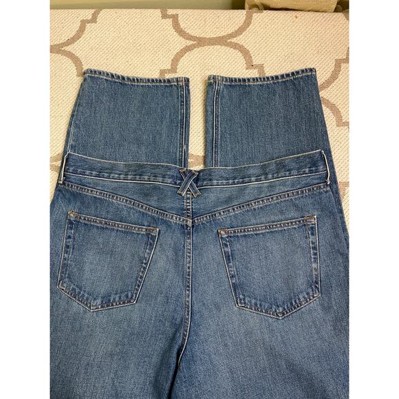 Alex Mill Bev Relaxed Straight vintage dark indigo jeans, size 33,NWOT,MSRP $225 - Picture 4 of 15